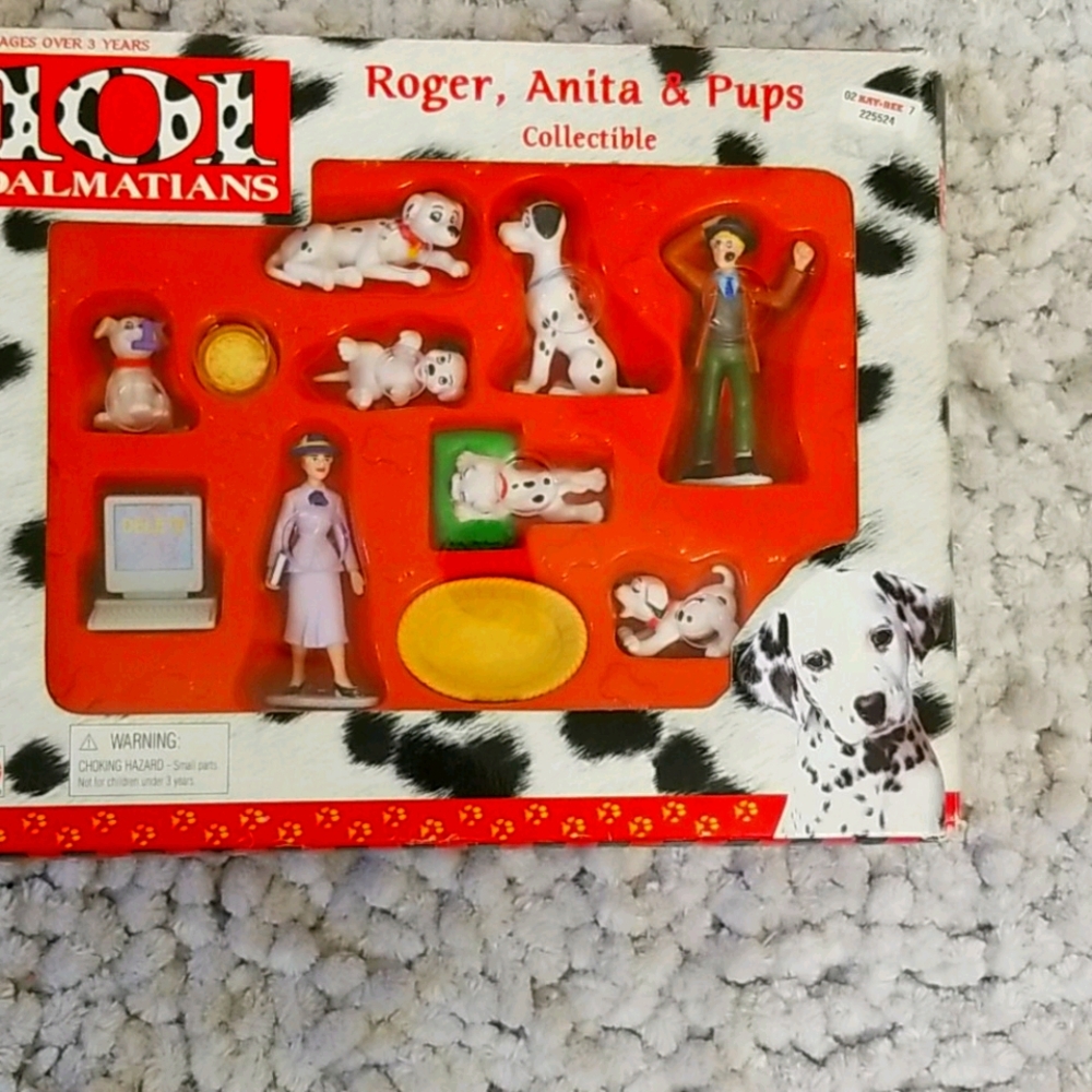 Vintage Disney's 101 Dalmatians collectible set
